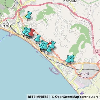 Mappa Via Amedeo Moscati, 84132 Salerno SA, Italia (1.6125)