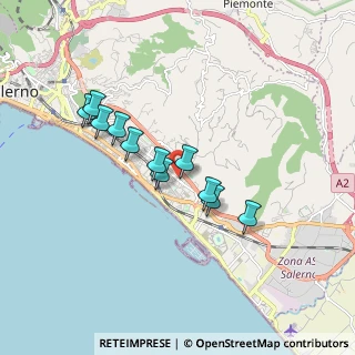 Mappa Via Amedeo Moscati, 84132 Salerno SA, Italia (1.57091)