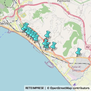 Mappa Via Amedeo Moscati, 84132 Salerno SA, Italia (1.60333)