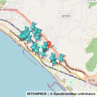 Mappa Via Amedeo Moscati, 84132 Salerno SA, Italia (0.879)