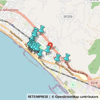 Mappa Via Amedeo Moscati, 84132 Salerno SA, Italia (0.8415)