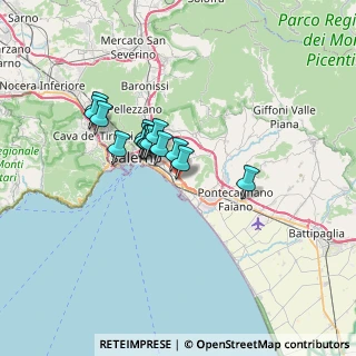 Mappa Via Amedeo Moscati, 84132 Salerno SA, Italia (5.24786)