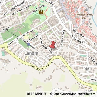 Mappa Via Pasquale Vena, 87, 75100 Matera, Matera (Basilicata)