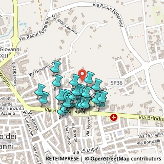 Mappa Via Alexander Fleming, 72019 San Vito dei Normanni BR, Italia (0.1931)