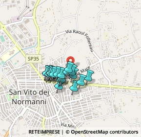 Mappa Via Alexander Fleming, 72019 San Vito dei Normanni BR, Italia (0.325)