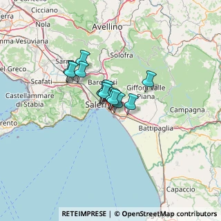 Mappa Via Vito Fornari, 84129 Salerno SA, Italia (7.93692)
