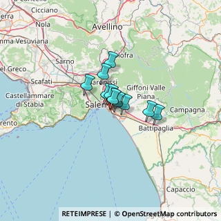 Mappa Via Vito Fornari, 84129 Salerno SA, Italia (6.38909)