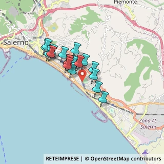 Mappa Via Vito Fornari, 84129 Salerno SA, Italia (1.35)