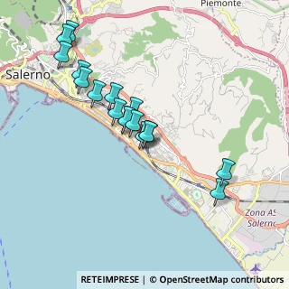 Mappa Via Vito Fornari, 84129 Salerno SA, Italia (1.82882)