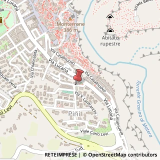 Mappa Salita Guido Dorso, 31/45, 75100 Matera, Matera (Basilicata)