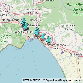 Mappa Via Vito Lembo, 84129 Salerno SA, Italia (7.22917)