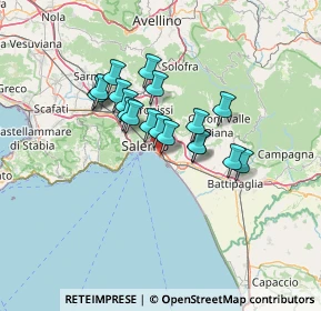 Mappa Lungomare Cristoforo Colombo, 84125 Salerno SA, Italia (10.80579)