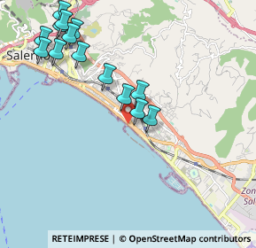 Mappa Lungomare Cristoforo Colombo, 84125 Salerno SA, Italia (2.39)