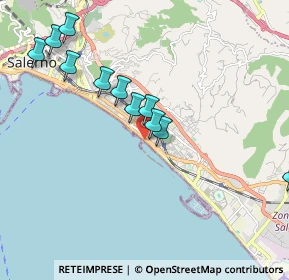 Mappa Lungomare Cristoforo Colombo, 84125 Salerno SA, Italia (2.08909)