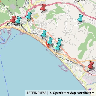 Mappa Lungomare Cristoforo Colombo, 84125 Salerno SA, Italia (2.75909)