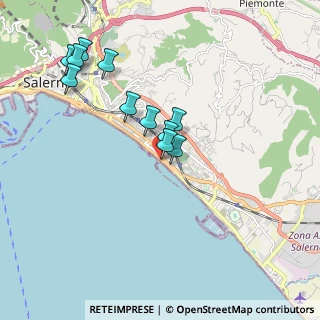 Mappa Lungomare Cristoforo Colombo, 84125 Salerno SA, Italia (1.86364)