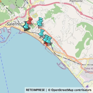 Mappa Lungomare Cristoforo Colombo, 84125 Salerno SA, Italia (1.74727)