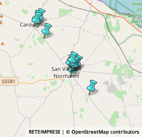 Mappa Via Carlo Goldoni, 72019 San Vito dei Normanni BR, Italia (2.64667)