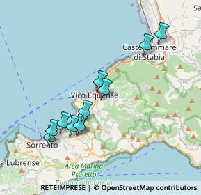 Mappa Via Madonelle, 80069 Vico Equense NA, Italia (3.88273)