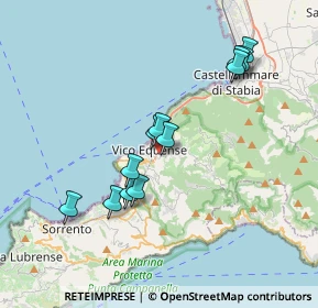 Mappa Via Madonelle, 80069 Vico Equense NA, Italia (3.6125)