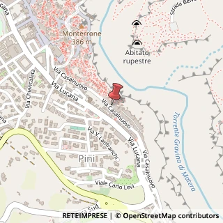 Mappa Via Casalnuovo, 165, 75100 Matera, Matera (Basilicata)