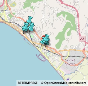 Mappa Via Gandhi, 84131 Salerno SA, Italia (1.40364)