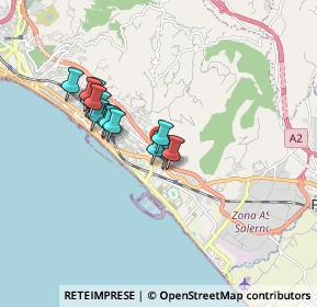 Mappa Via Gandhi, 84131 Salerno SA, Italia (1.48643)
