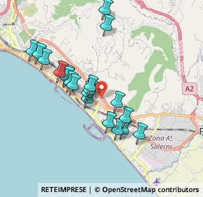 Mappa Via Gandhi, 84131 Salerno SA, Italia (1.7715)