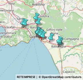 Mappa Via Gandhi, 84131 Salerno SA, Italia (9.068)