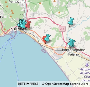 Mappa Via Gandhi, 84131 Salerno SA, Italia (4.69)