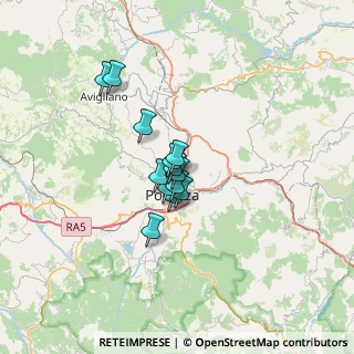 Mappa Via Albert Luthuli, 85100 Potenza PZ, Italia (4.37692)