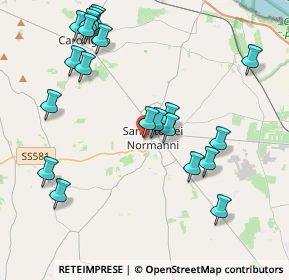 Mappa Via Catalani, 72019 San Vito dei Normanni BR, Italia (4.865)