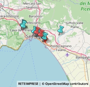 Mappa Via Mauri Raffaele, 84131 Salerno SA, Italia (5.32364)