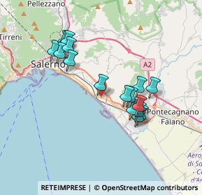 Mappa Via Mauri Raffaele, 84131 Salerno SA, Italia (3.60294)
