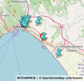 Mappa Via Mauri Raffaele, 84131 Salerno SA, Italia (4.16636)