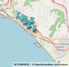 Mappa Via Mauri Raffaele, 84131 Salerno SA, Italia (1.39909)