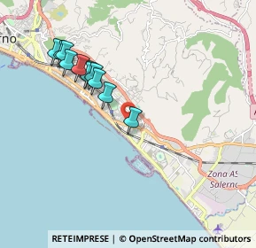 Mappa Via Mauri Raffaele, 84131 Salerno SA, Italia (1.97545)