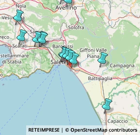 Mappa Via Mauri Raffaele, 84131 Salerno SA, Italia (16.49)