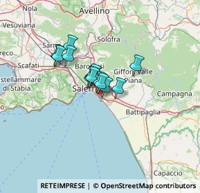 Mappa Via Mauri Raffaele, 84131 Salerno SA, Italia (8.41077)