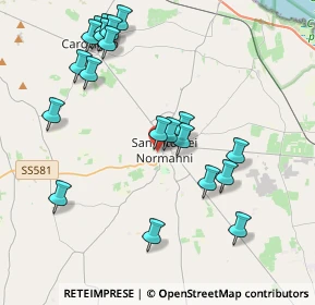 Mappa Via Ponchielli, 72019 San Vito dei Normanni BR, Italia (4.643)