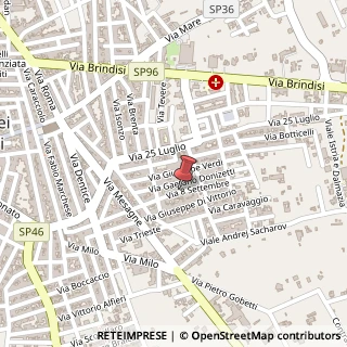 Mappa Via 8 Settembre, 1, 72019 San Vito dei Normanni, Brindisi (Puglia)