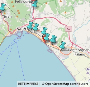 Mappa Via Leucosia, 84131 Salerno SA, Italia (4.745)