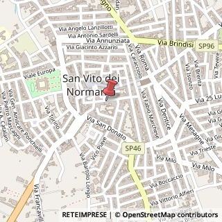 Mappa Via Monsignor Annibale de Leo, 31, 72019 San Vito dei Normanni, Brindisi (Puglia)