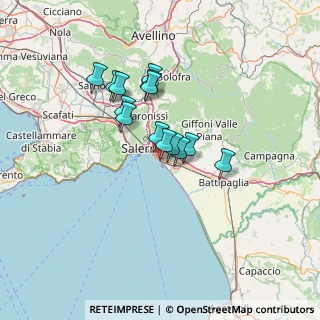 Mappa Via Parmenide, 84124 Salerno SA, Italia (10.72643)