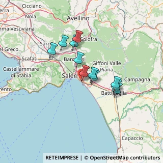 Mappa Via Parmenide, 84124 Salerno SA, Italia (11.70182)
