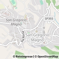 Map San Gregorio Magno