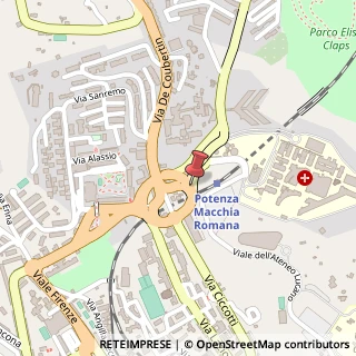 Mappa Via Ettore Ciccotti, 44, 85100 Potenza, Potenza (Basilicata)