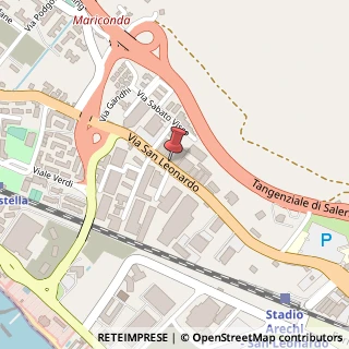 Mappa Via San Leonardo, 45 / A, 84100 Salerno, Salerno (Campania)