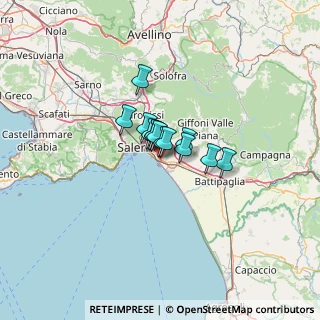 Mappa Via Migliaro, 84131 Salerno SA, Italia (6.19231)