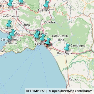 Mappa Via Migliaro, 84131 Salerno SA, Italia (20.69833)